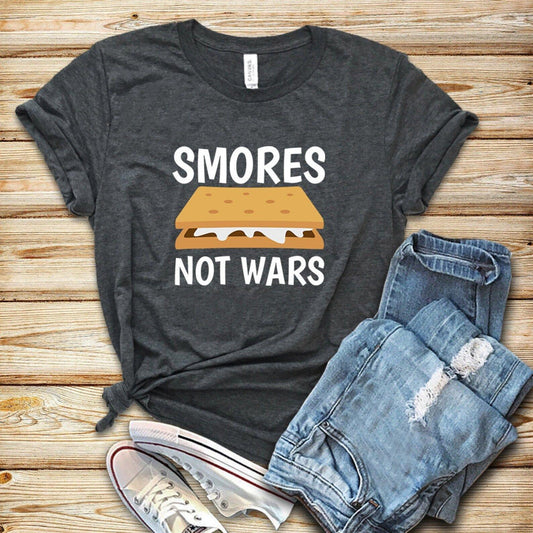 Simonandcool Smores Not Wars  Shirt  Tank Top  Smores Shirt  Smores  Smore  Bonfire  Camping  Marshmallow  Smore Love  Campfire Shirt