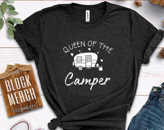 Simonandcool Queen Of The Camper  Shirt  Tank Top    Rv Shirt  Rv Gift  Camping Shirt  Camping Gift  Camper Shirt  Funny Rv Shirt