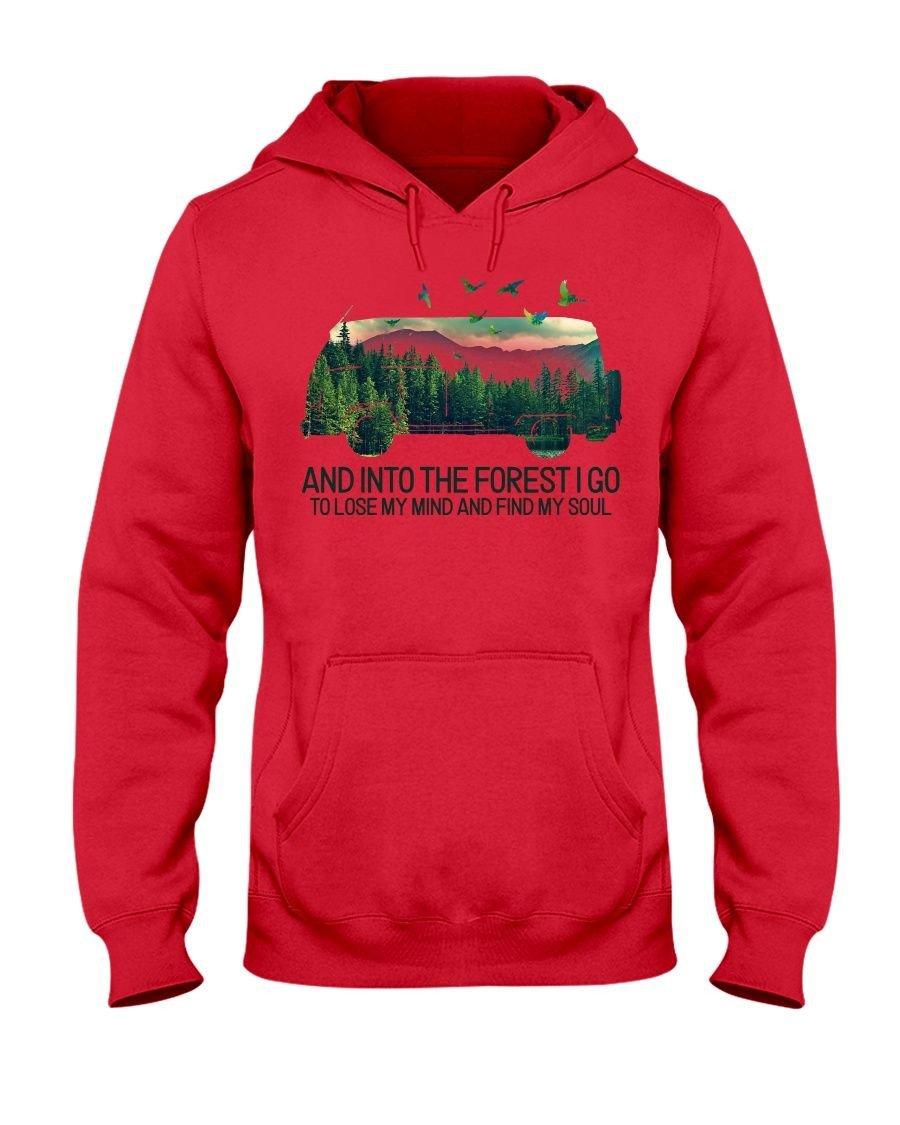 Simonandcool And Into The Forest I Go To Lose My Mind And Find My Soul Nature Car Camping Lovers Shirts