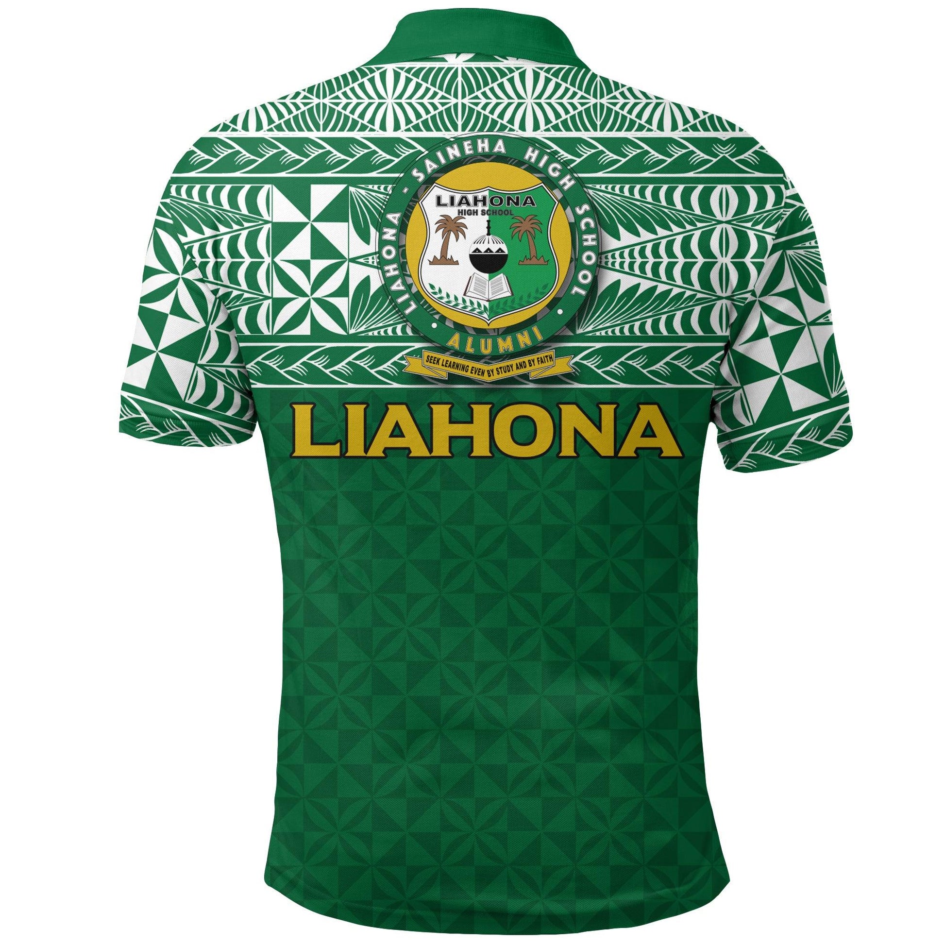 Simonandcool (Custom Personalised) Liahona Tonga Polo Shirt - Tongan Pattern - LT12