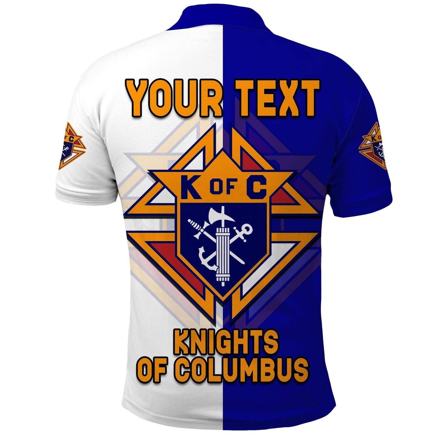 Simonandcool (Custom Personalised) Knights of Columbus Polo Shirt Half Style LT13