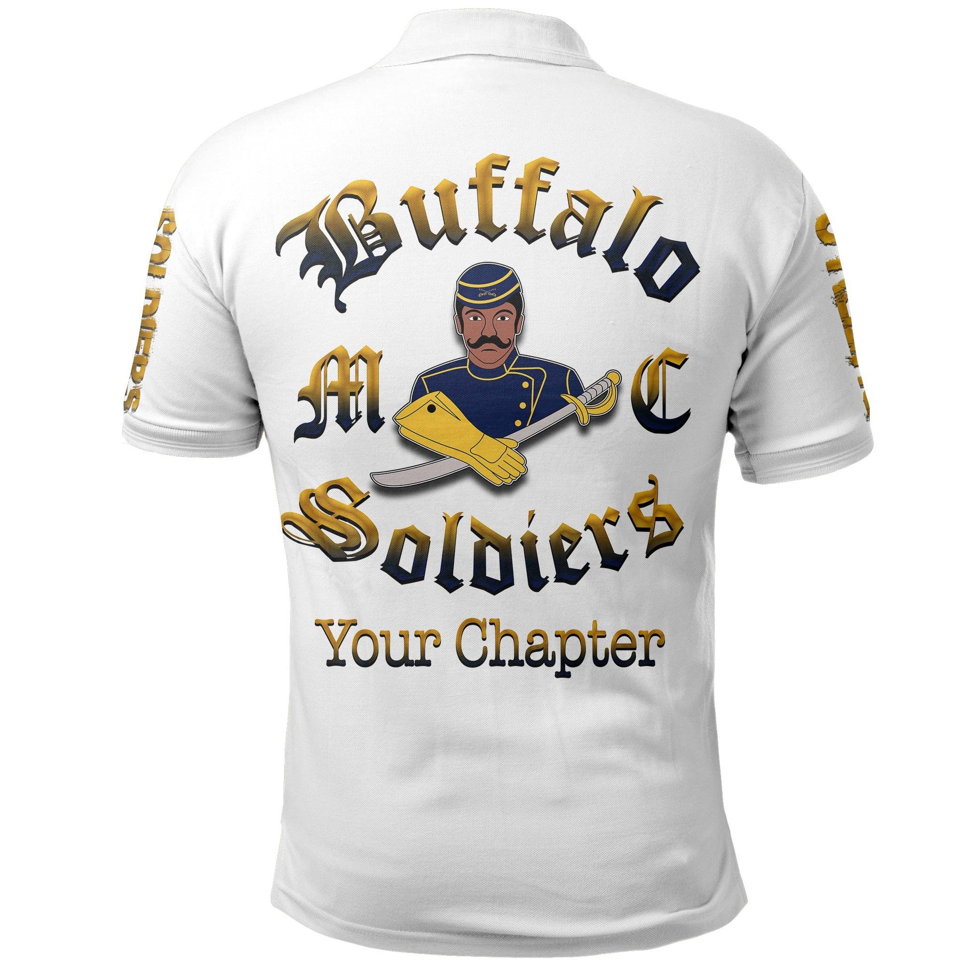 Simonandcool (Custom Personalised) Buffalo Soldiers Polo Shirt History LT6